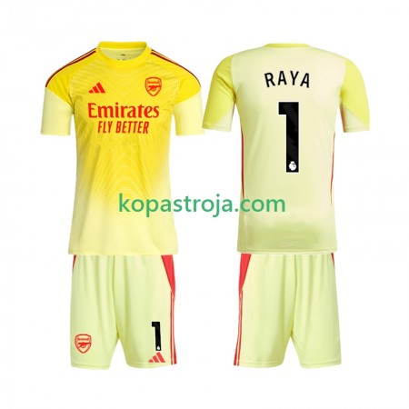 Billiga Fotbollströjor Arsenal Raya 1 Målvakt Barn Hemma tröja 2025/26 Kortärmad
